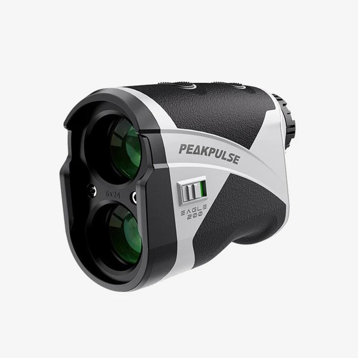 Golf lézeres távolságmérő 7 fokos szuperszéles FOV nagy pontosságú zászlórúd-reteszelő vibrációs funkcióval, lejtős mód folyamatos pásztázás